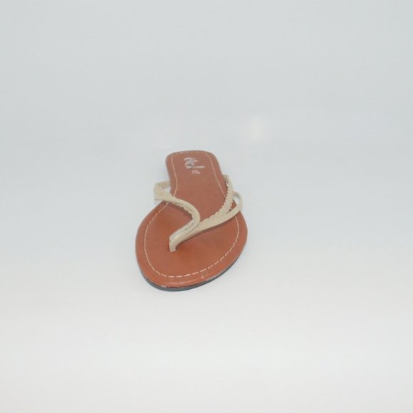 Rue21 Tan/Brown Flat Sandals Sizes 6-9 - Picture 3 of 8